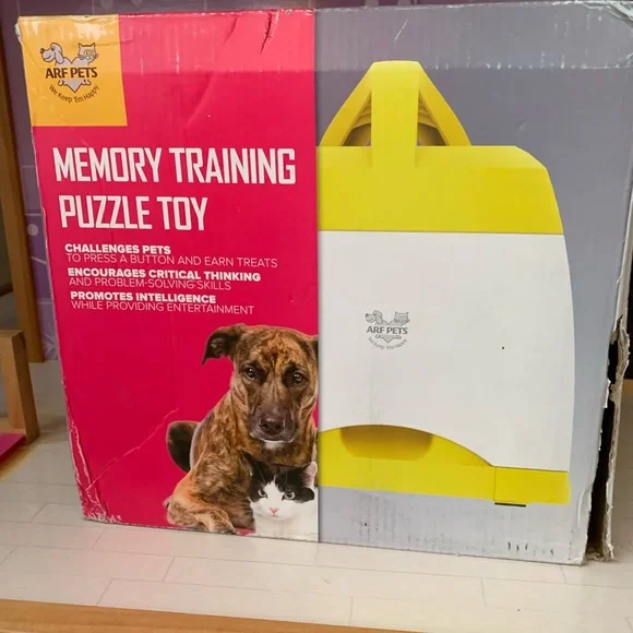 Arf Pets, Dog, Arf Pets Memory Training Activity Dog Treat Dispenser  Yellow